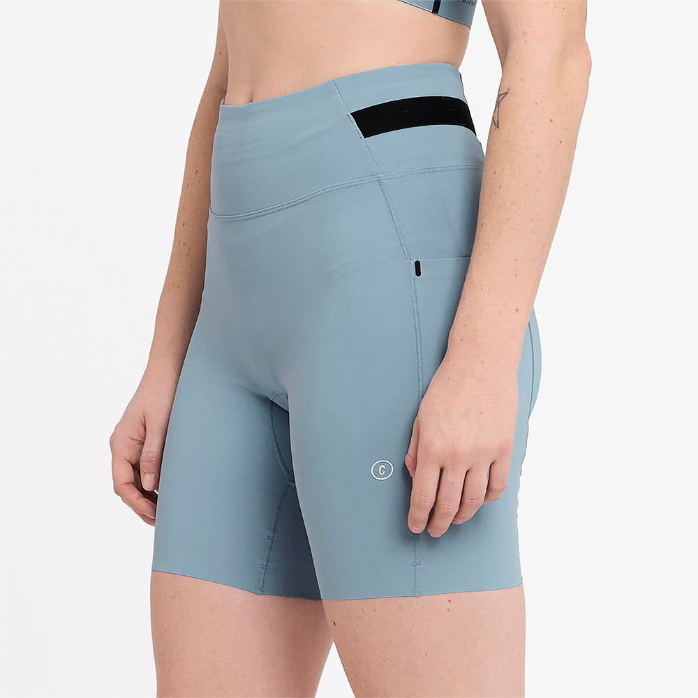 Ciele Athletics W FSTTight Short 7" - Chambray - WOMENS   シエルアスレチックス ダブリュー エフエスティタイツ ショート 7 シャンブレー ウィメンズ 