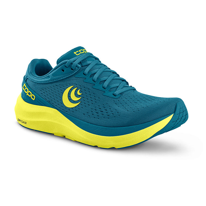 アンミヌ unminou × オッフェン　コラボシューズストライプリボンシューズ Topo Athletic PHANTOM 3 - Blue/Lime - MENS トポアスレチック