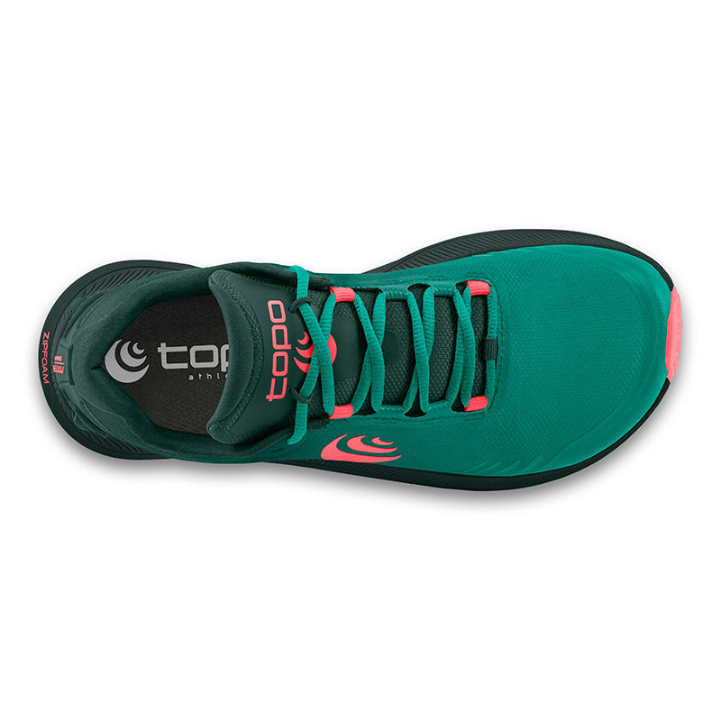 Topo Athletic MT-5 - Emerald/Pink - WOMENSトポアスレチック エムティー5 ウィメンズ トレイルランニングシューズ