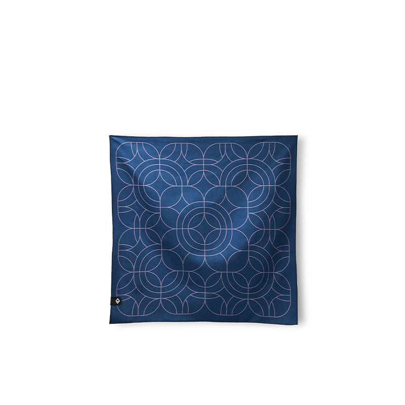 NOMADIX TIME CIRCLES NAVY BANDANA TOWEL ノマディックス バンダナ タオル