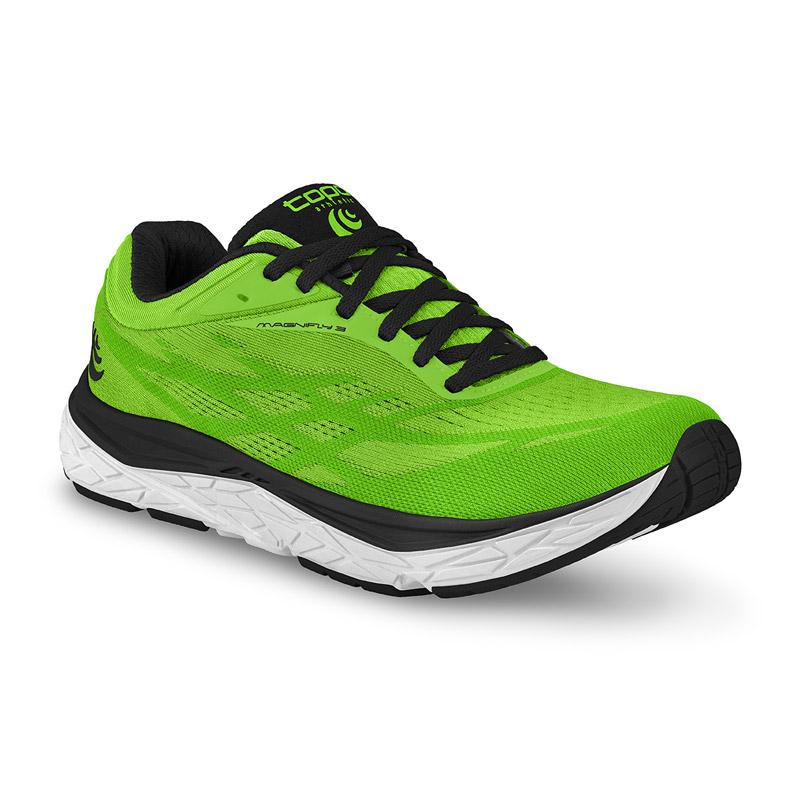 Topo Athletic MAGNIFLY 3 - BrightGreen/Black - MENSトポ