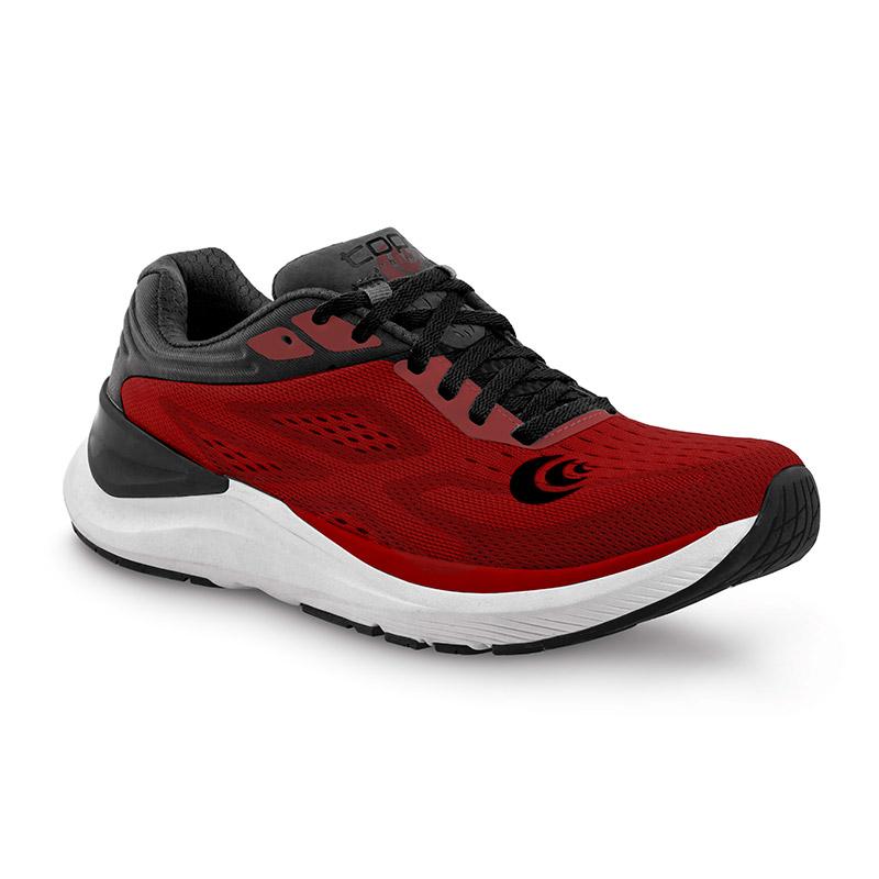 Topo Athletic ULTRAFLY 3 - Red/Black - MENSトポアスレチック ウルトラフライ3 メンズ ランニングシューズ