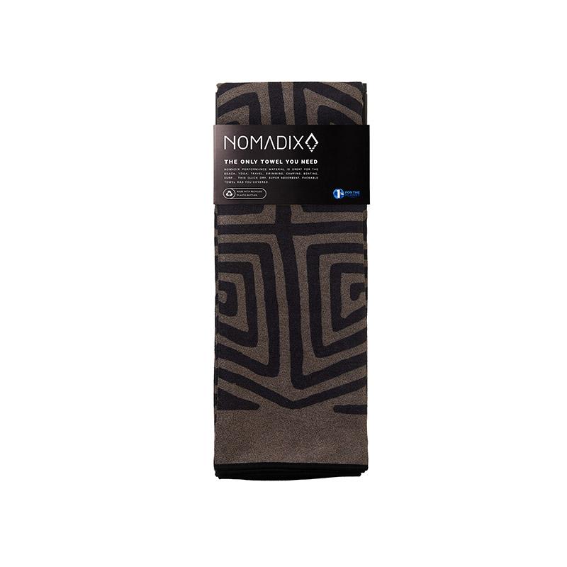 NOMADIX LA PLAYA BROWN BLACK TOWEL ノマディックス タオル