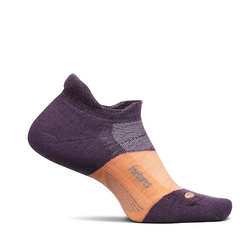 Feetures MERINO 10 MAX CUSHION NO SHOW TAB - Spicy Plum