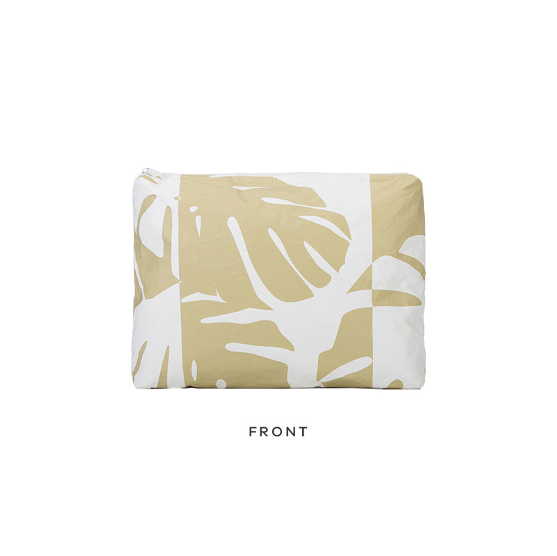 Monstera Shade Pouch M - Sand